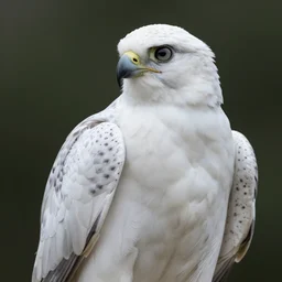 pure white falcon by dave dorman