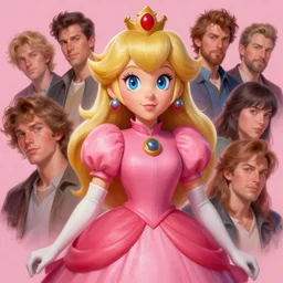 princess peach as realistic human character art portrait, matte fantasy painting, deviantart artstation, by jason felix by steve argyle by tyler jacobson by peter mohrbacher, cinema c 9. 0