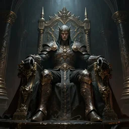 lord of cinders in an underground throne, dark souls inspired, elden ring inspired, octane render, rtx, unreal engine 5, digital painting, trending on artstation, highly detailed, epic composition, 8 k uhd
