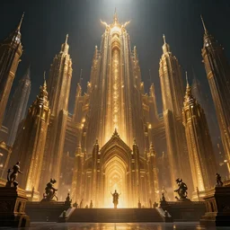 Massive Illuminati temple of the gods, digital art, 3d render, 8k, dramatic, epic, cinematic, perfect lighting