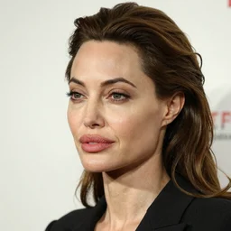 portrait of Angelina Jolie in the style of David Lazar, award-winning, detailed, 82 mm sigma art, close up