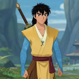 Ewen McGregor in Avatar: the last airbender, designed by Bryan Konietzko