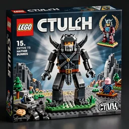 ctulhu, lego set, box art
