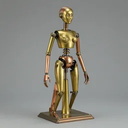 a brass and copper mechanical woman, a soulless machine which has no heart | victorian | Terese Nielsen |