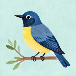 illustration of 🐦 by mandy jurgens