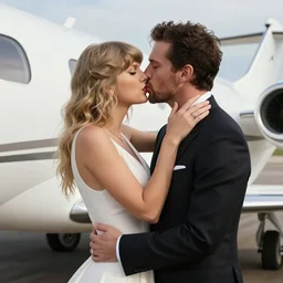 Cinematography Taylor Swift kissing her private jet by Emmanuel Lubezky