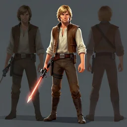 Luke Skywalker in Dead By Daylight game, concept art