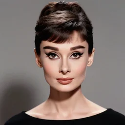 a portrait of audrey hepburn by h. r. giger