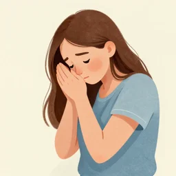 illustration of 🥺 by mandy jurgens
