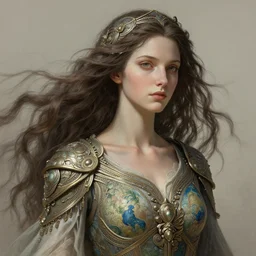 hyperdetailed windy portrait of gaia mother earth. by greg rutkowski, highly detailed, digital painting, artstation, smooth, sharp focus illustration, artstation hq. intricate, elegant, 8 k, unreal engine. art by wlop and artgerm and ayami kojima. dan mumford, tomokazu matsuyama, takato yamamoto