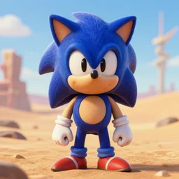 creepy uncanny valley face portrait of a badly 3 d modeled sonichu posing in a desert, rendered in bryce 3 d and daz, fanart by chris - chan, xavier renegade angel, asymmetrical face, very ugly, ray - tracing, vibrant color, depth of field, cinematic lighting, sharp focus, rule of thirds, extremely hated on artstation