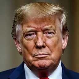 facial portrait of ethiopian donald trump, captured by steve mccurry, award winning