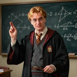 Voldemort as a math teacher, mid century style