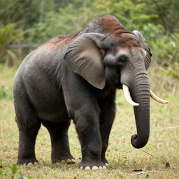 a gorilla elephant chimera