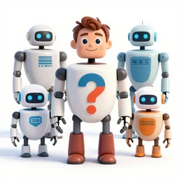 8 8, 0 0 0 irs robots, where is waldo?, digital art, trending on artstation