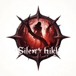 Silent Hill themed fantasy logo