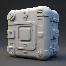 3d sculpt of a thick square industrial scifi wall inspired by the matrix, star wars, ilm, beeple, star citizen halo, mass effect, starship troopers, elysium, the expanse, high tech industrial, Artstation Unreal