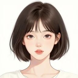 the portrait of a beautiful morden young girl ， short 。 hair, illustration by kim jung gi, intricate linework, super detailed faces, super sharp focus, bright colors, unreal engine 5 highly rendered, global illumination, radiant light