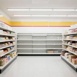 empty convenience store