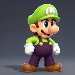 waluigi, concept art by minerva j. chapman, trending on cg society, computer art, official art, anime aesthetic, anime,
