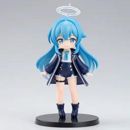 blue archive nendoroid, product photograph