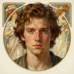 portrait of jon arbuckle, intricate, highly detailed, ray tracing, digital painting, artstation, concept art, smooth, sharp focus, illustration, art by artgerm and greg rutkowski and alphonse mucha, 8 k
