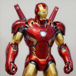 greg manchess portrait painting of armed mega shonen mecha ironman as overwatch character, medium shot, asymmetrical, profile picture, organic painting, sunny day, matte painting, bold shapes, hard edges, street art, trending on artstation, by huang guangjian and gil elvgren and sachin teng