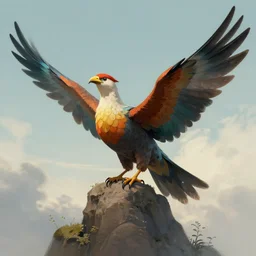 the god of birds, artstation