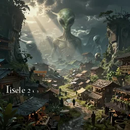 an alien market