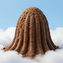an termite mound reaching heaven = n 9