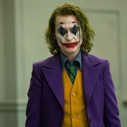 a still of julia stiles as the joker in the dark knight ( 2 0 0 8 )
