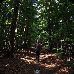 chicago mayor lori lightfoot spotted on woodland trail cam night vision