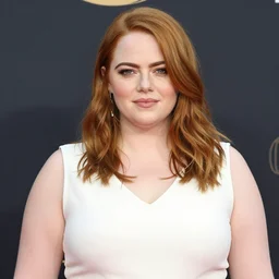 Plus-size Emma Stone