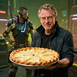 carl sagan armed with whole apple pie. cyberpunk 2 0 7 7. cp 2 0 7 7. 3 8 4 0 x 2 1 6 0