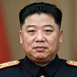 a close - up portrait of kim jong - il