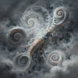 synapses, swirls, scrolls, spirals, clouds, smoke. fantasy, digital painting, hd, detailed.