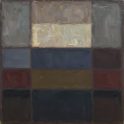 bars, grids, abstract, oil painting, multi - tone, gloomy scheme, by mark rothko