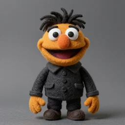 death stranding sam as a muppet. highly detailed felt. hyper real photo. 4 k.