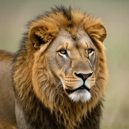 a lion with the head of a man.