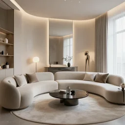 vaporware style luxury apartment room cloudy comfy