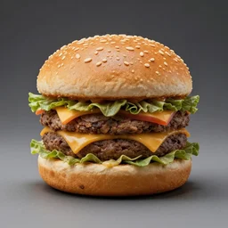 Rocks and Stone in the shape of a hamburger. Product Photography, Studio Lighting. Canon 85mm f1.8.