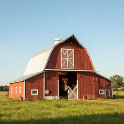 a flying barn