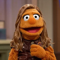 judy greer as a muppet