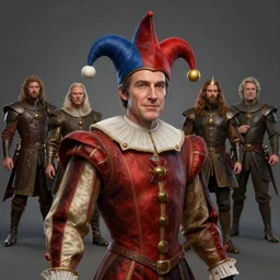 ted cruz, court jester in renaissance era, fantasy 3 d render, masterpiece, by donato giancola and greg rutkowski and wayne barlow and zdzisław beksinski, realistic face
