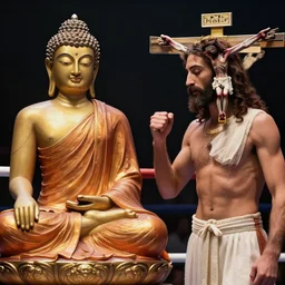 gautama buddha vs jesus christ of nazareth in the boxing match of the century