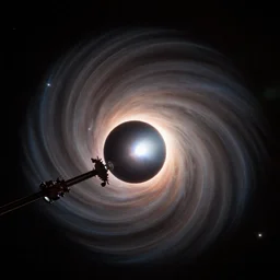 gravitational lensing of a pulsar | james webb telescope, deep space, hyper detailed