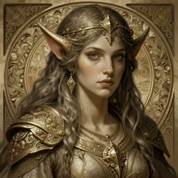 female ogre, deep focus, d & d, fantasy, intricate, elegant, highly detailed, digital painting, artstation, concept art, matte, sharp focus, illustration, hearthstone, art by artgerm and greg rutkowski and alphonse mucha