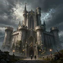 a beautiful photo realistic still image of stormwind castle from the warcraft movie, by greg rutkowski, trending on artstation, masterpiece,