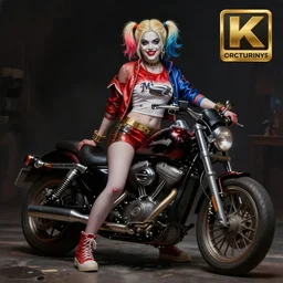 full body pose, hyperrealistic mixed media painting of a harley quinn, dim volumetric lighting, 8 k, octane beautifully detailed render, extremely hyper detailed, intricate, epic composition, cinematic lighting, masterpiece, trending on artstation, very very detailed, masterpiece, stunning, hdr, smooth, sharp focus, high resolution, award, winning photo, dslr, 5 0 mm