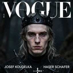 the portrait of hunter schafer in black wax crown by josef koudelka, dark fantasy, witcher, award winning photo, vogue photography, anamorphic lens, masterpiece, 8 k
